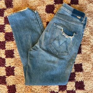 MOTHER The Dazzler Shift Chew Jeans, sz 30